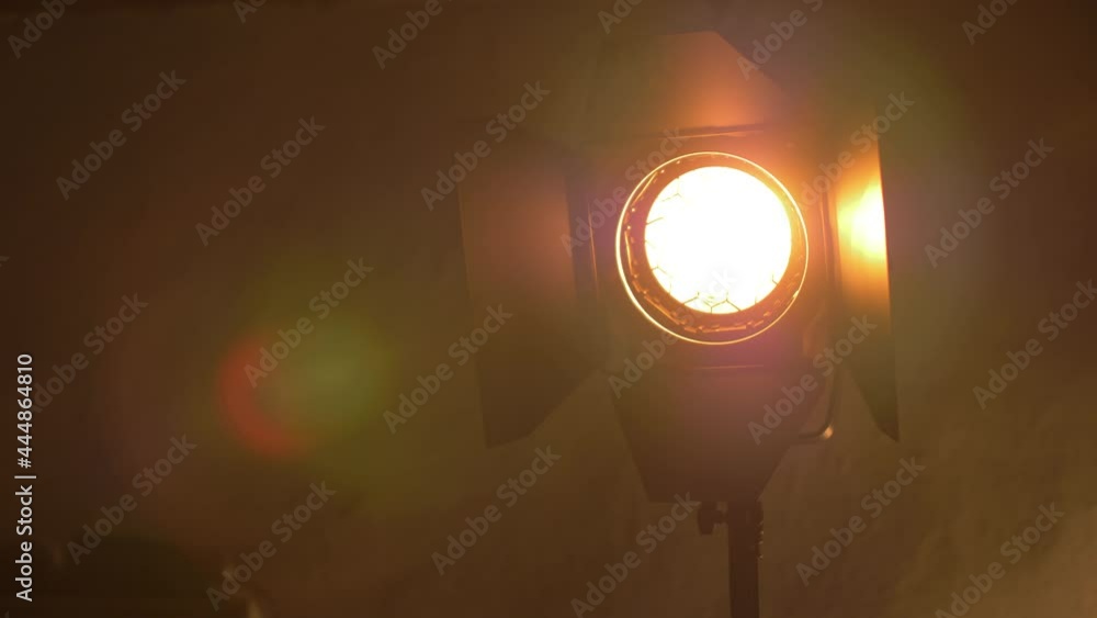 Film Set Light Turns On and Off Film Set Light Turns On and Off
