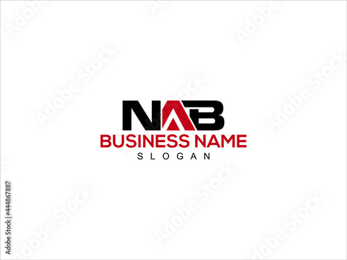 Letter NAB Logo Icon Vector Image Design For Company or Business