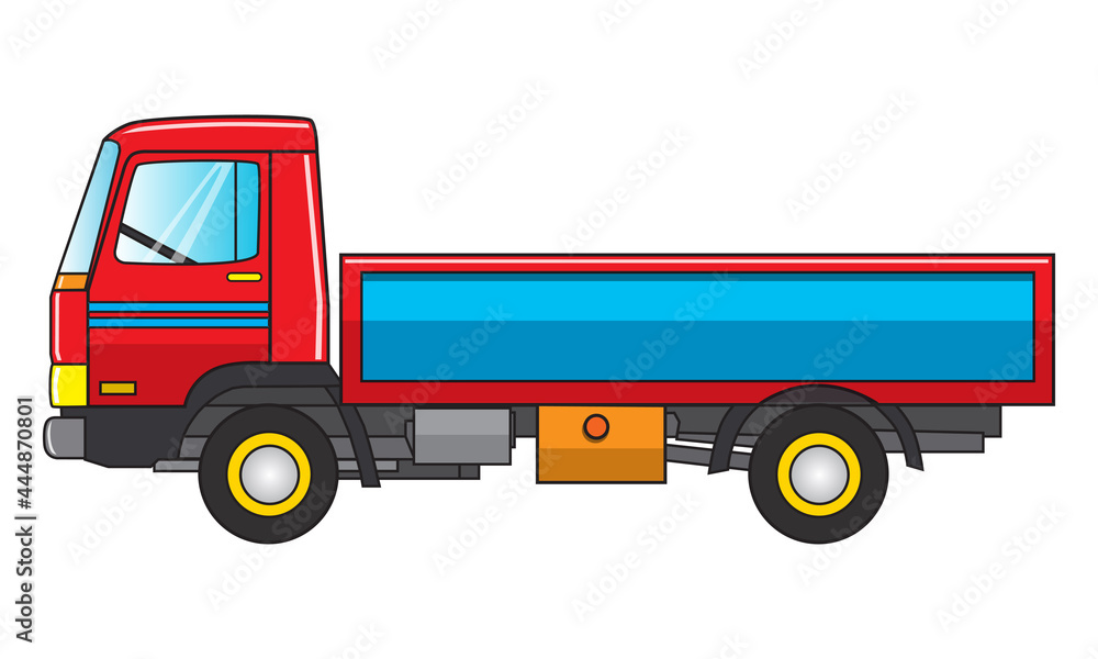 truck vector illustration,isolated on white background