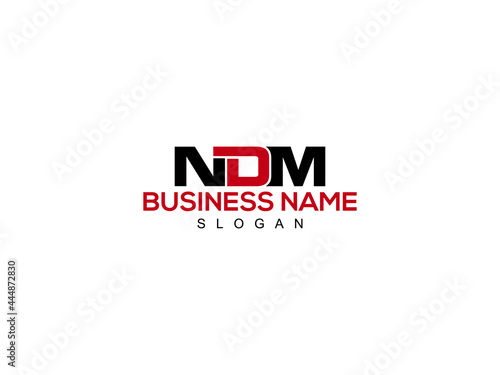 Letter NDM Logo Icon Vector Image Design For Company or Business photo