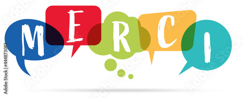 speech bubbles with text thanks