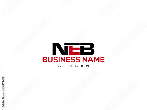 Letter NEB Logo Icon Vector Image Design For Company or Business