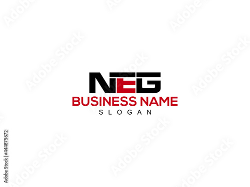 Letter NEG Logo Icon Vector Image Design For Company or Business photo