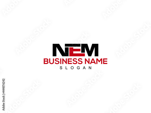 Letter NEM Logo Icon Vector Image Design For Company or Business