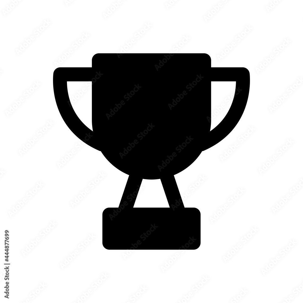 Champion, trophy, winner icon glyph style for your web design Champion, trophy, winner icon glyph style for your web design