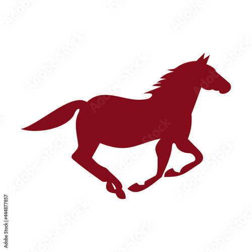 horse logo design vector template