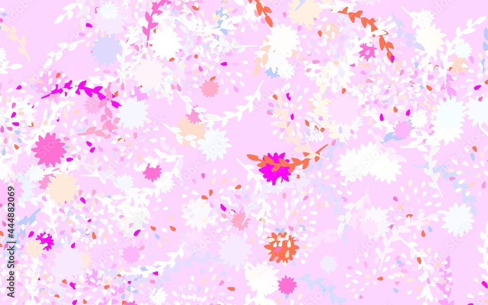 Light Blue, Red vector natural backdrop with flowers, roses. Light Blue, Red vector natural backdrop with flowers, roses.