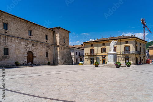 The center of Norcia at July 2020 after the earthquake of central Italy 2016 © rudiernst