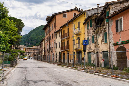 The center of Visso at July 2020 after the earthquake of central Italy 2016 © rudiernst