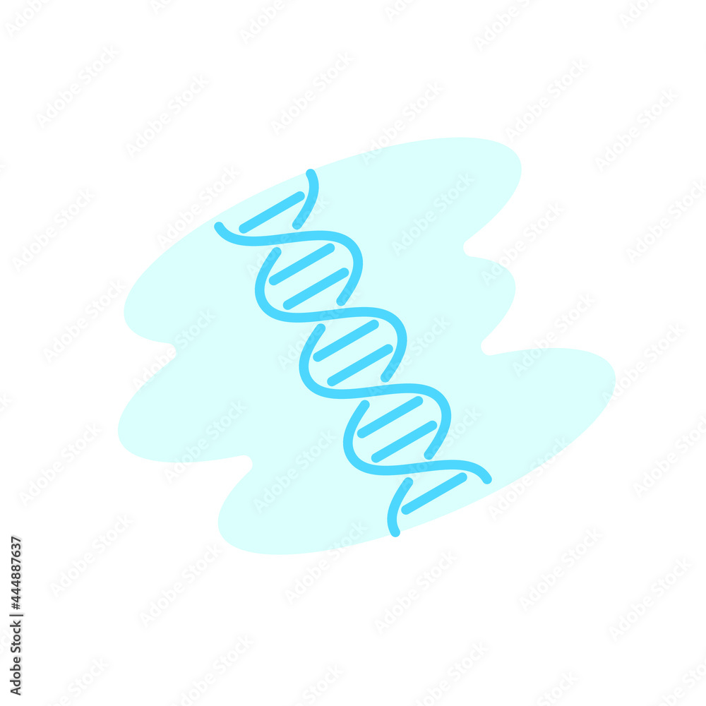 Illustration Vector Graphic of DNA icon Illustration Vector Graphic of DNA icon