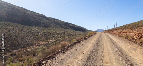 Dirt Road in the southern Cederberg Mountains, Western Cape of South Africa