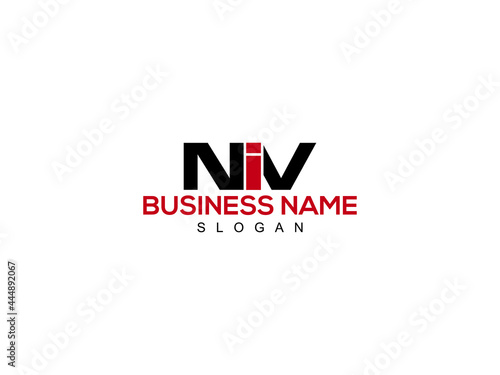 Letter NIV Logo Icon Vector Image Design For Company or Business photo