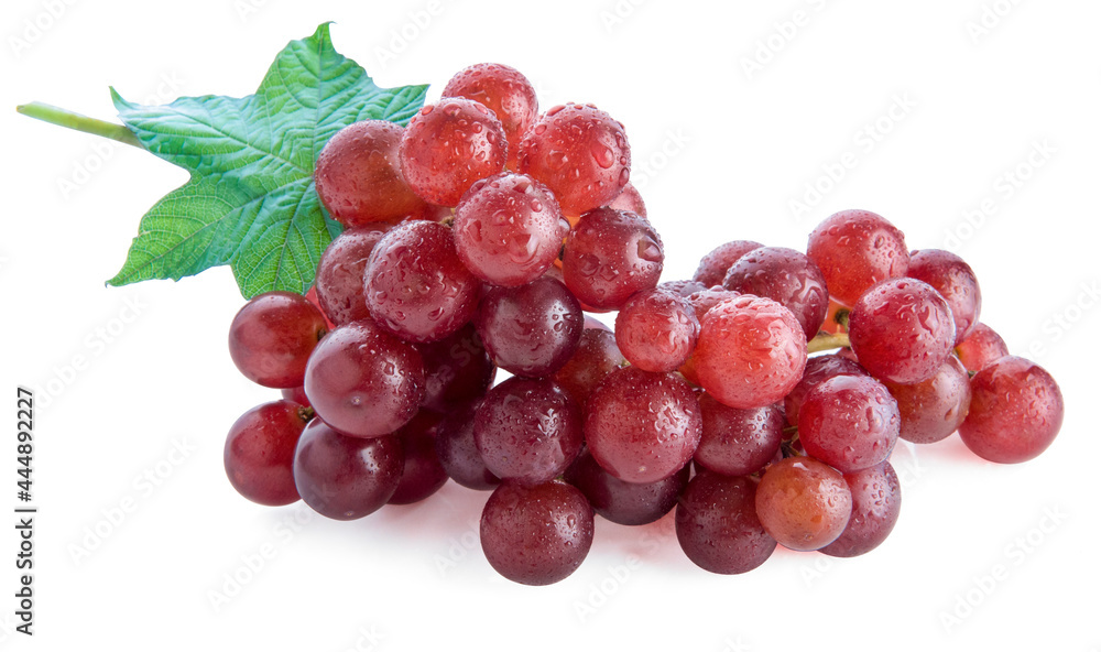grapes isolated on over white background grapes isolated on over white background