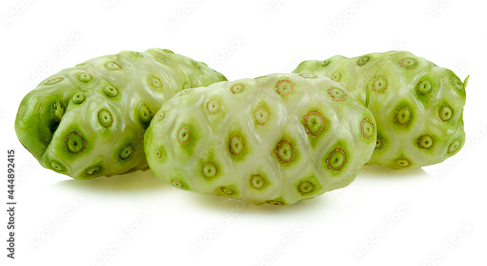 Noni fruit isolated on white background