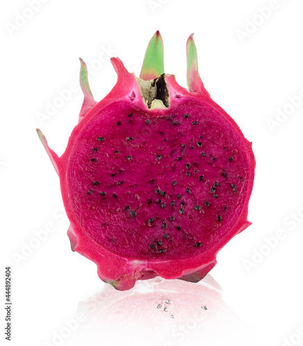 Obraz na płótnie dragon fruit isolated on white background w salonie