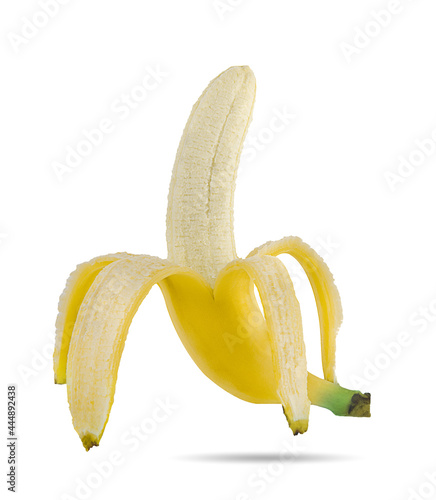 Obraz na płótnie Banana isolated on white background. w salonie
