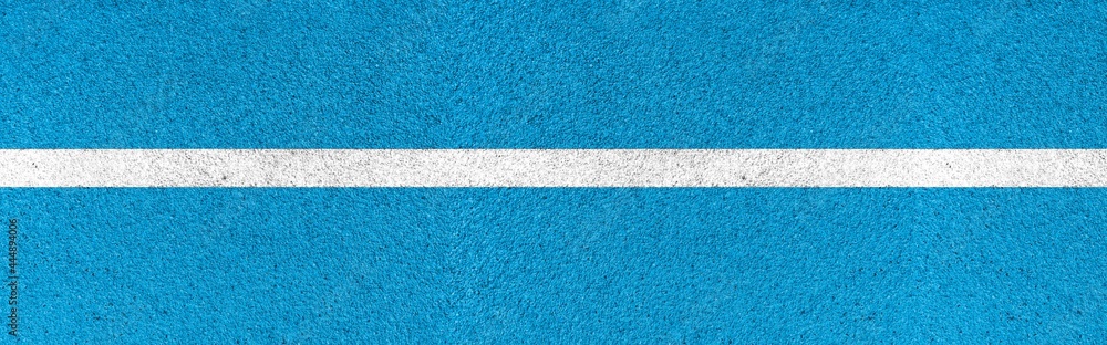 Fototapeta premium Panorama of A close up of white lines running track pattern and background seamless
