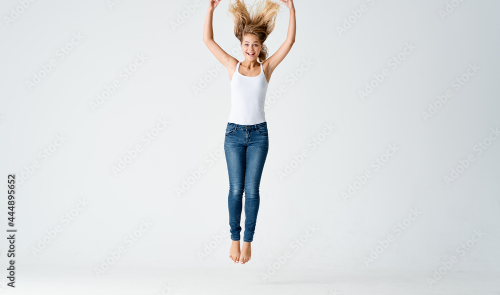 cute blonde lupus dance movement emotions positive cute blonde lupus dance movement emotions positive