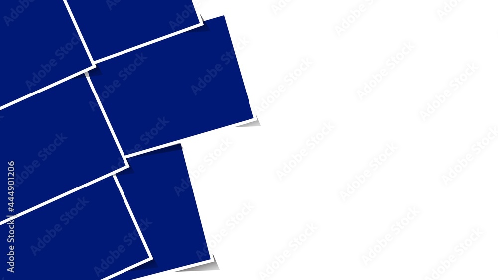 blue business background abstract template. vector illustration