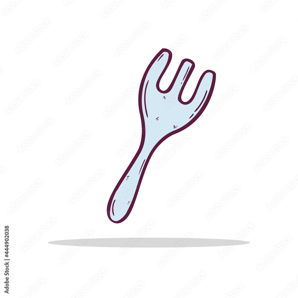 Hand drawn Fork icon Design Template. vector sketch doodle illustration. Perfect for food concepts, diet infographics, icons or web design, street restaurants menu Hand drawn Fork icon Design Template. vector sketch doodle illustration. Perfect for food concepts, diet infographics, icons or web design, street restaurants menu