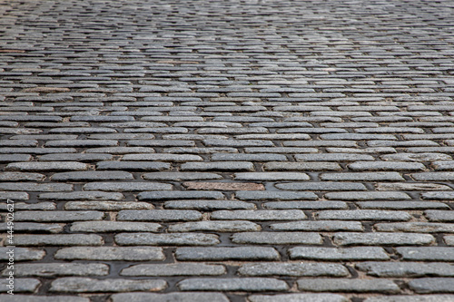 texture of old pavement stones street 