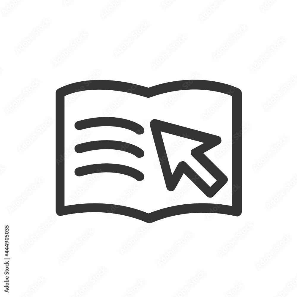 Online Education and Elearning outline icon Online Education and Elearning outline icon