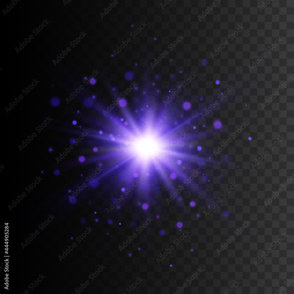 Light effect. Star burst with sparkles. Blue glitter texture. Light effect. Star burst with sparkles. Blue glitter texture.