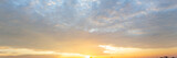 Sun light  sky  panorama  of heaven sunset background, World environment day concept,
Abstract amazing Scene of  Colorful sunset, In the twilight golden atmosphere ,
wide angle shot Panorama shot view