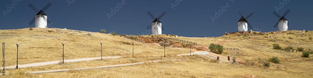 Windmills of the Hill of San Anton, Alcazar de San Juan, Castilla la Mancha, Spain