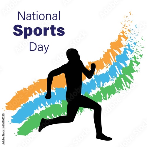 vector illustration for national sport day
