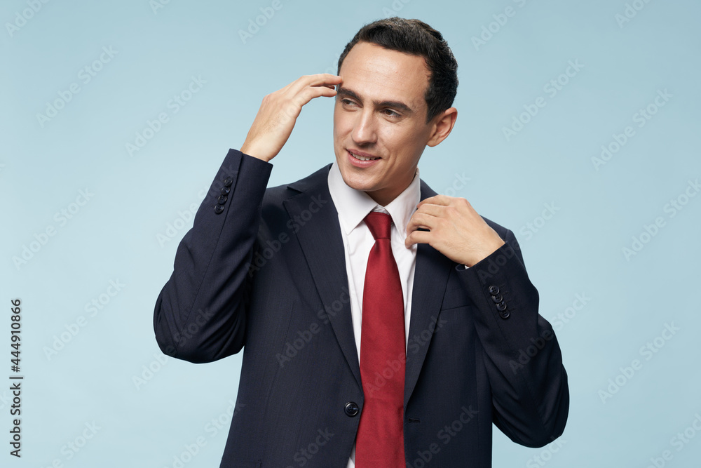 business man in suit tie self confidence manager business man in suit tie self confidence manager