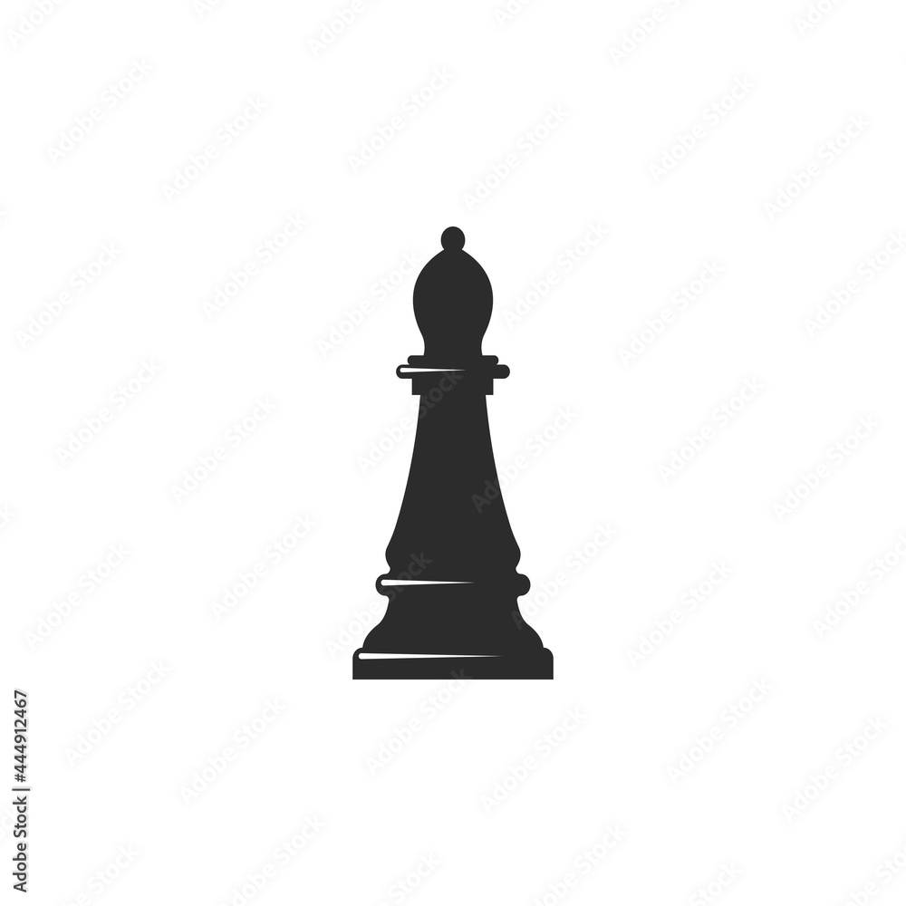 chess bishop icon vector illustration design chess bishop icon vector illustration design
