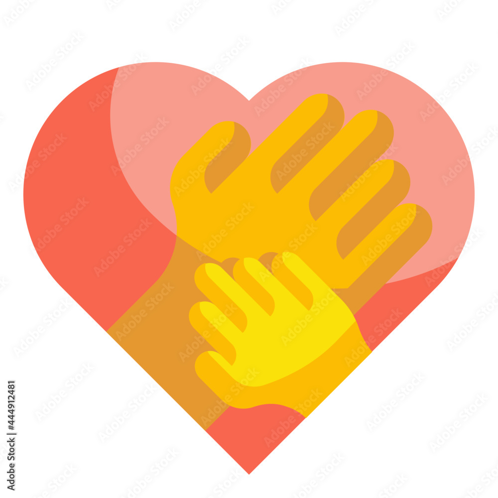 Obraz premium hold hand line icon