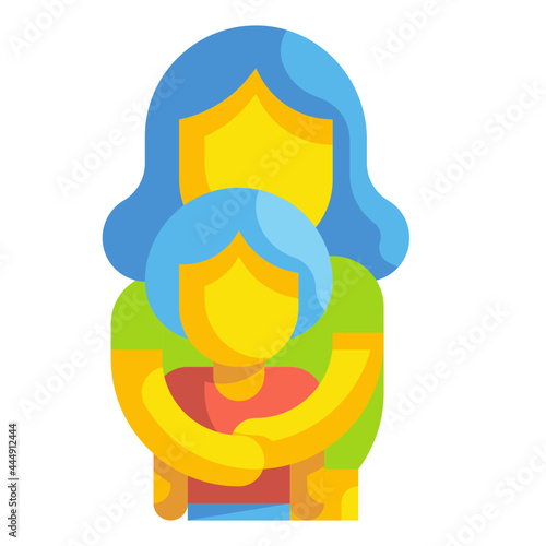 embrace line icon