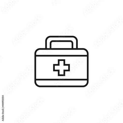 Line icon of medical suitcase