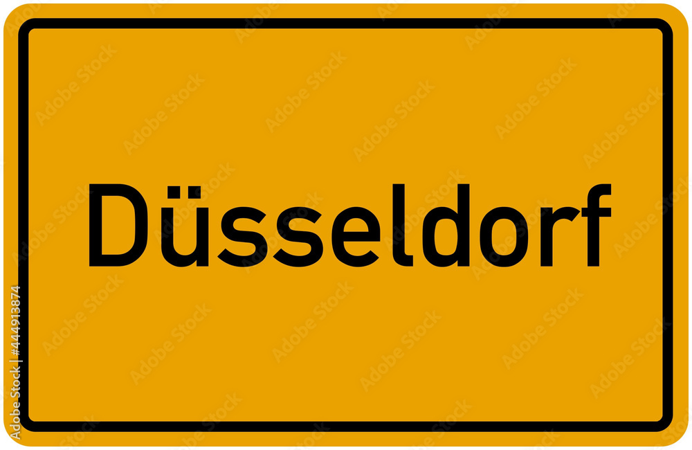 Village Sign Of Düsseldorf Village Sign Of Düsseldorf