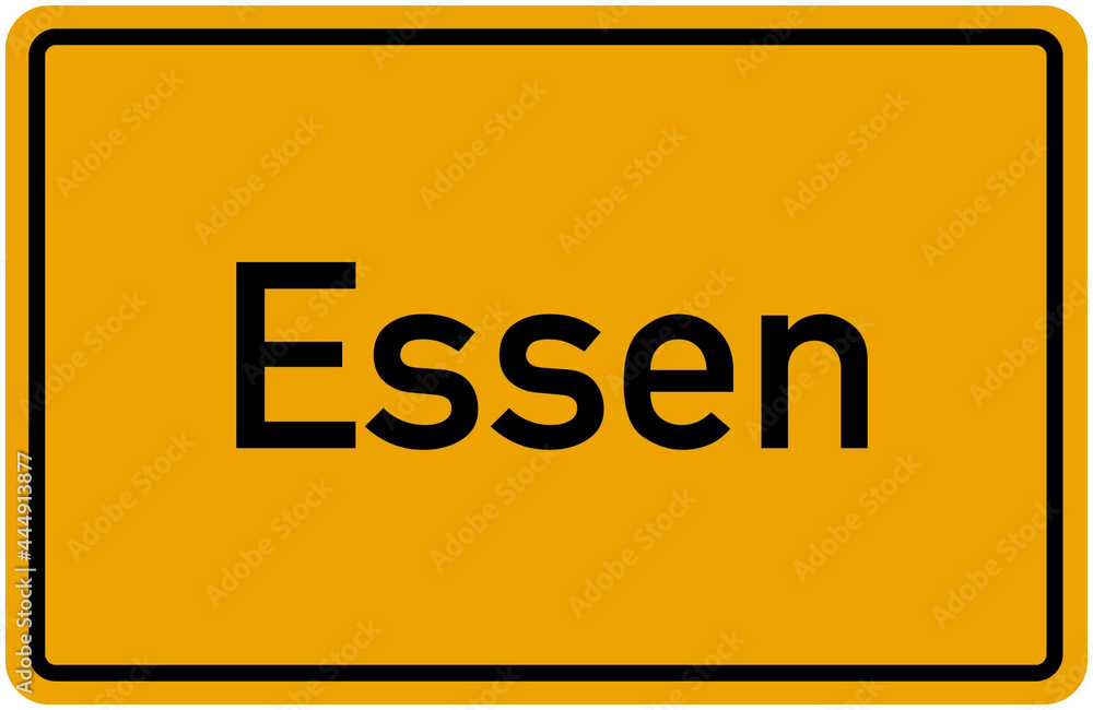 Village Sign Of Essen
