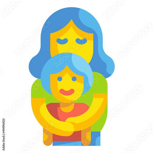 embrace flat icon
