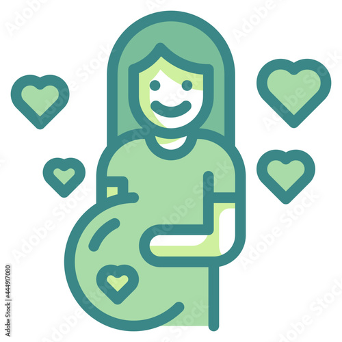 pregnant blue line icon