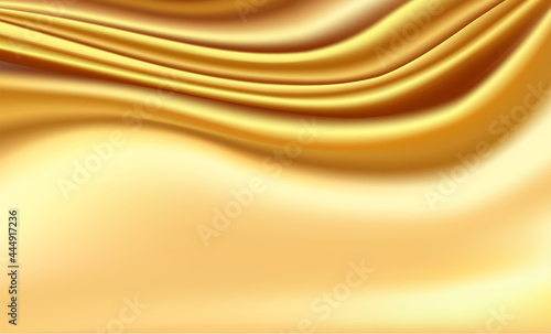 Abstract vector background luxury cloth or liquid wave or wavy folds of silk texture satin velvet material, luxurious background or elegant wallpaper