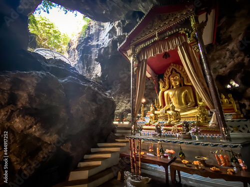 Wat Ban Tham temple and cave in Kanchanaburi, Thailand © pierrick
