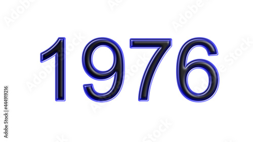 Free Download blue 1976 number 3d effect white background - GFXLoad