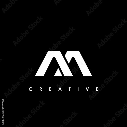 AA Letter Initial Logo Design Template Vector Illustration