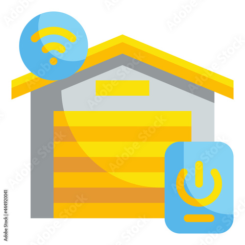 garage flat icon