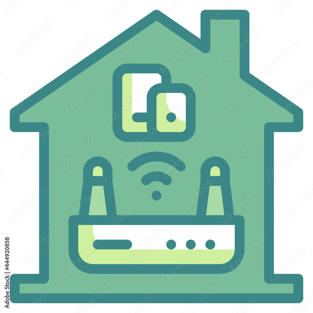 router blue line icon router blue line icon