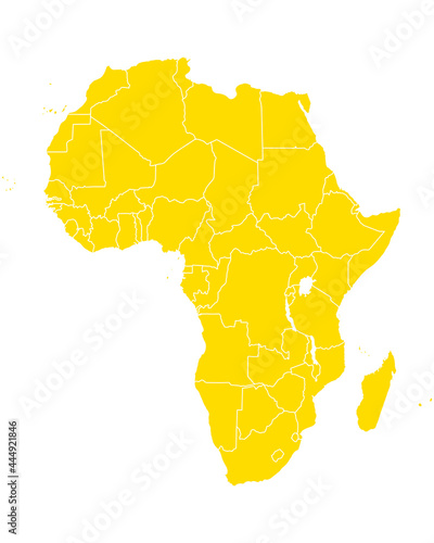 Karte von Afrika