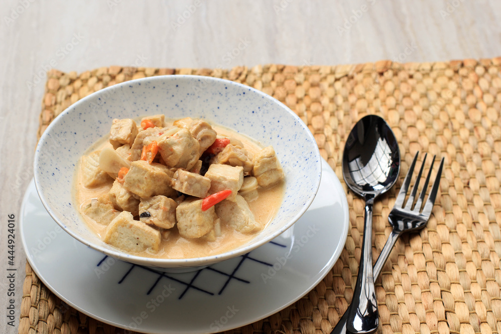 Lodeh Tahu Tempe, Indonesian Traditional Food made from Tofu, Tempeh, and Coconut Milk. Spicy, Savoury for Every Day (Lodeh Jawa) Lodeh Tahu Tempe, Indonesian Traditional Food made from Tofu, Tempeh, and Coconut Milk. Spicy, Savoury for Every Day (Lodeh Jawa)