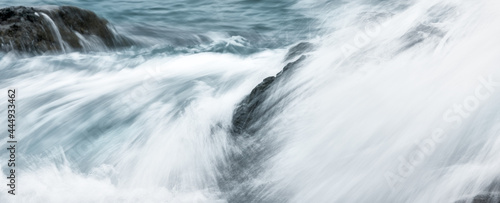 Wallpaper Mural water flowing over rocks Torontodigital.ca