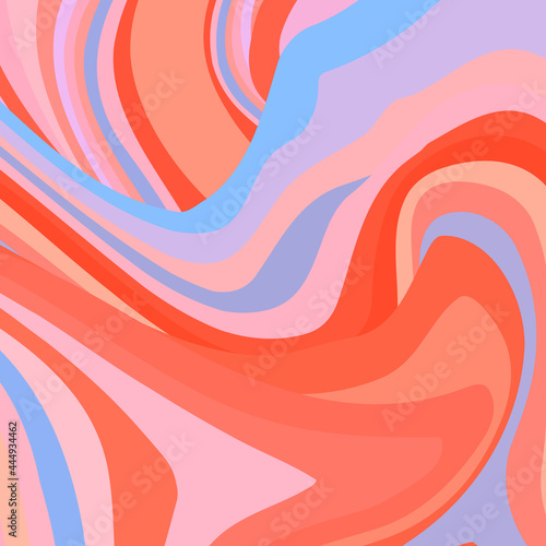 Fluid art. Modern artwork background. Mixture of acrylic paints. Abstract liquid painting marble texture, colorful gradient waves. Vector design for banner, flyer, business card, cover, invitation
