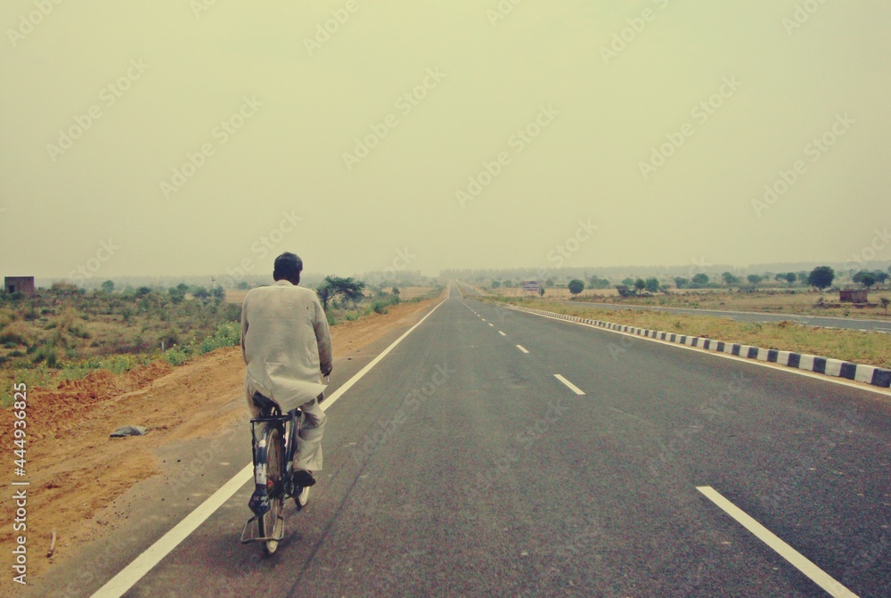 person riding a bicycle